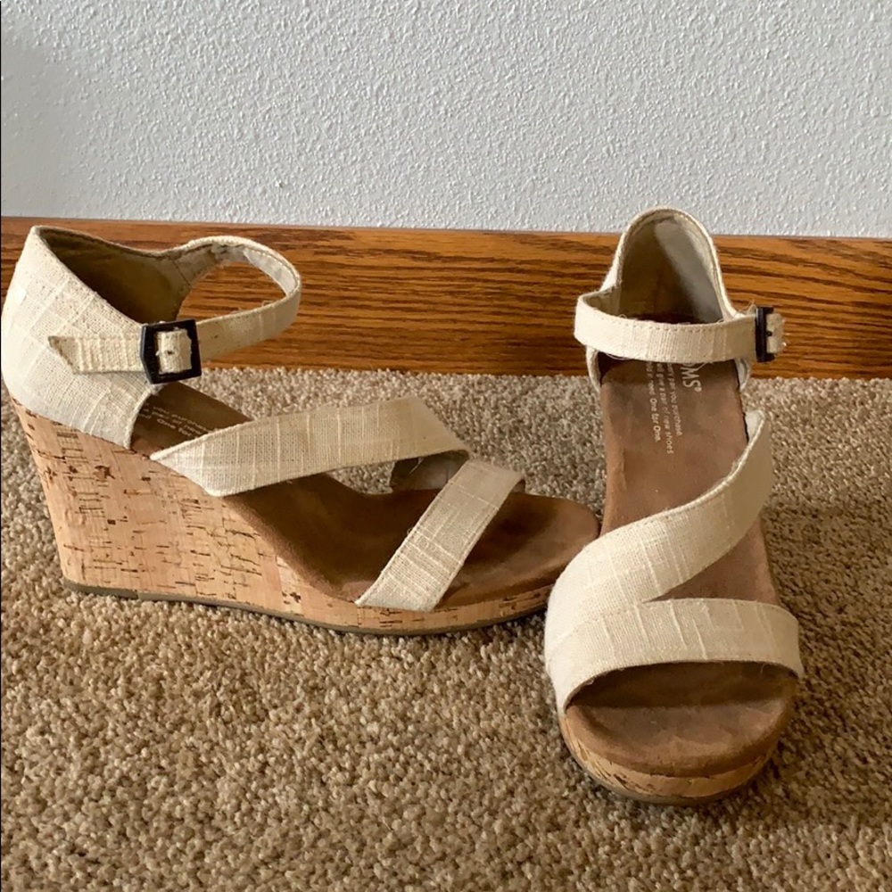 Toms Clarissa Wedges